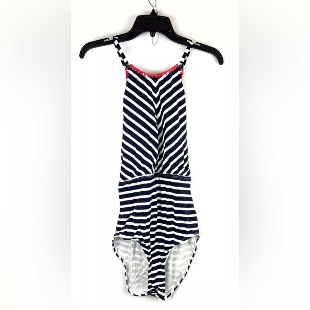 Tommy Bahama Women’s Breton Stripe One Piece Swimsuit Size 16